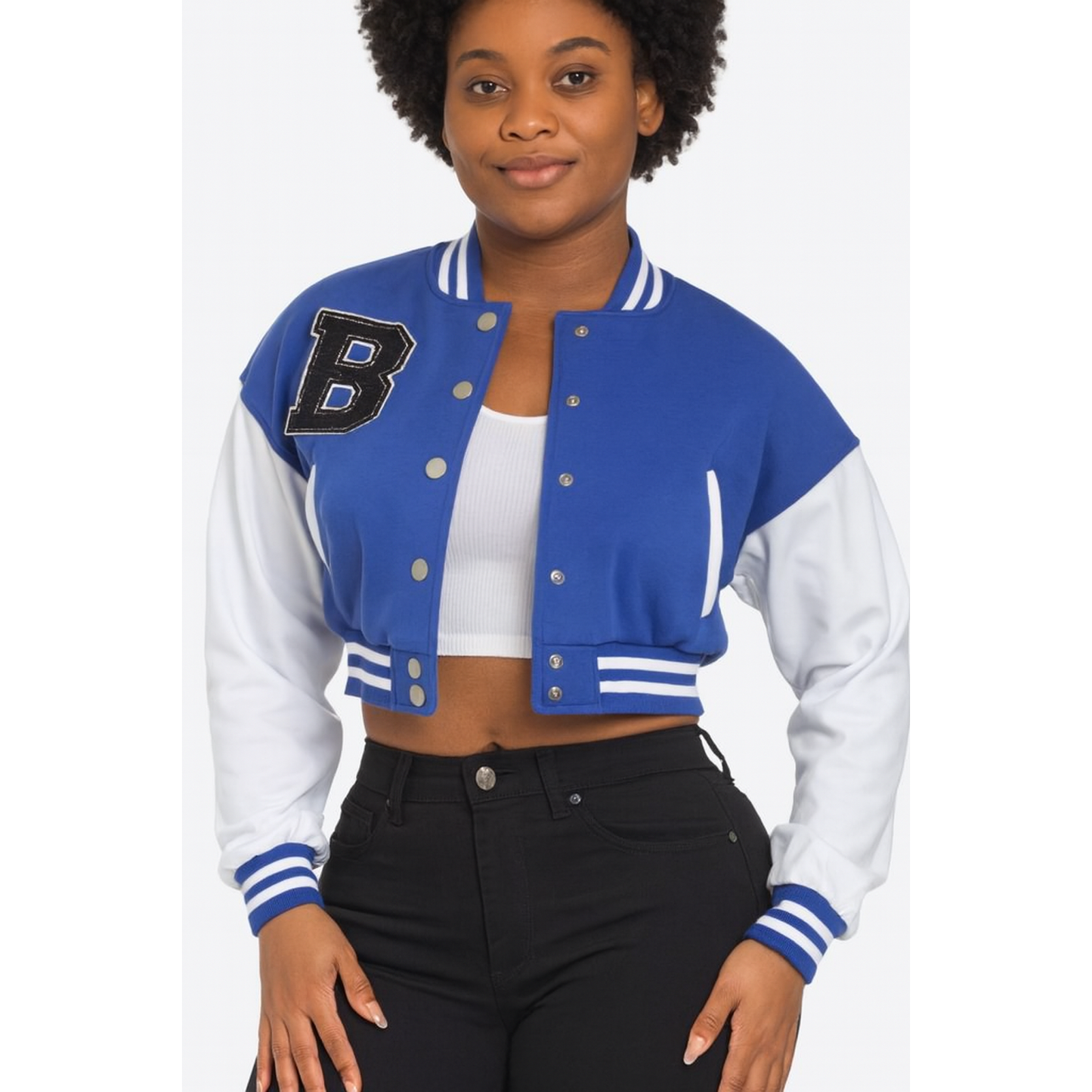 Cropped Varsity Jacket