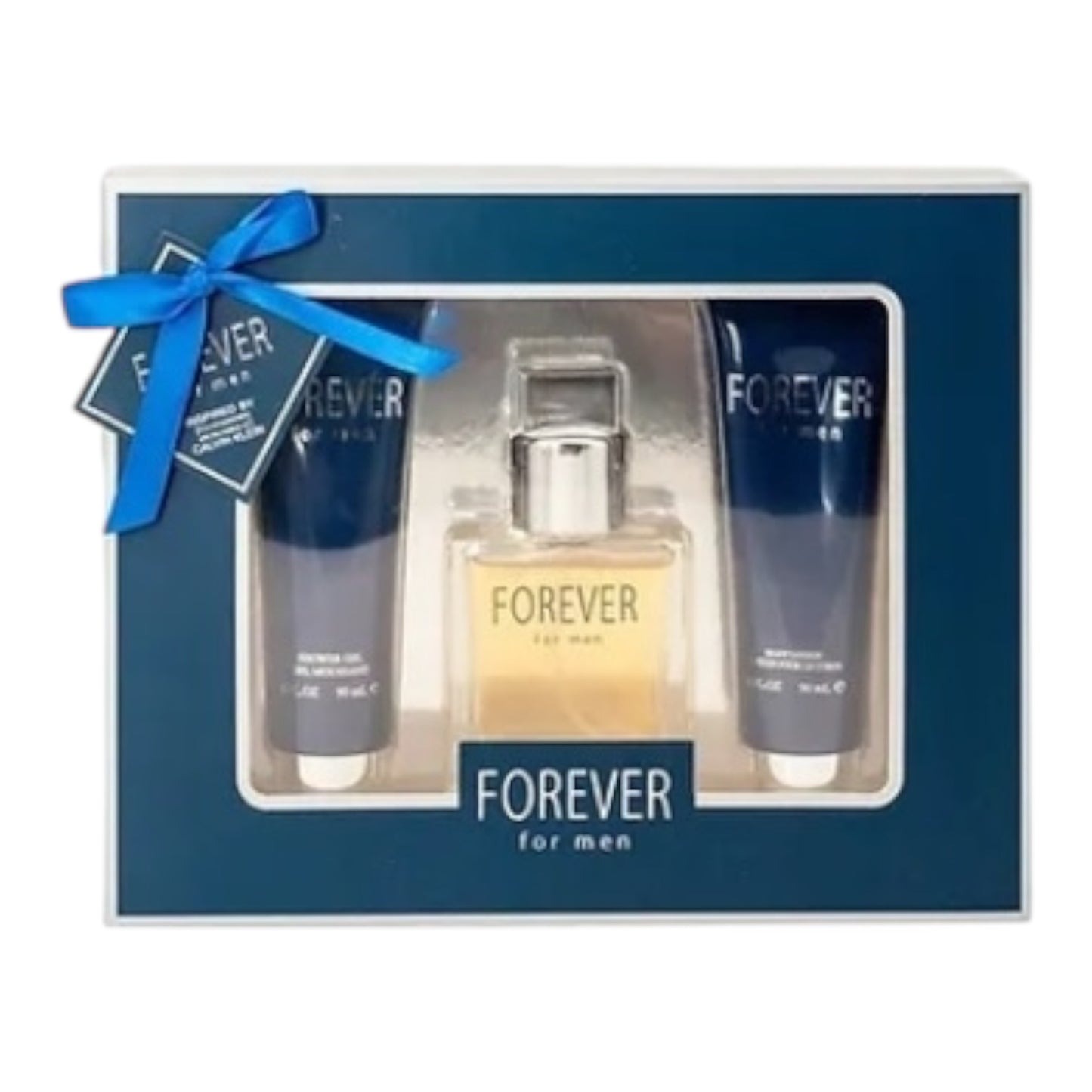 FOREVER FOR MEN PERFUME, LOTION, SHOWER GEL SET