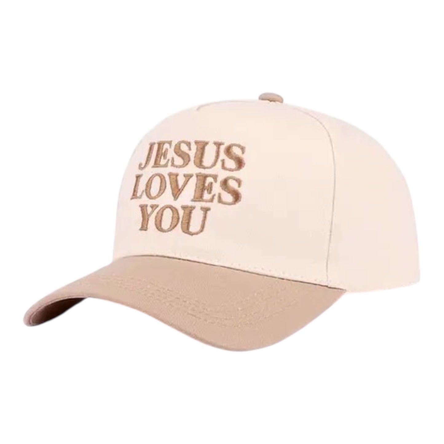 Jesus Loves You Hat – Embroidered Christian Baseball Cap | Faith Streetwear Dad Hat