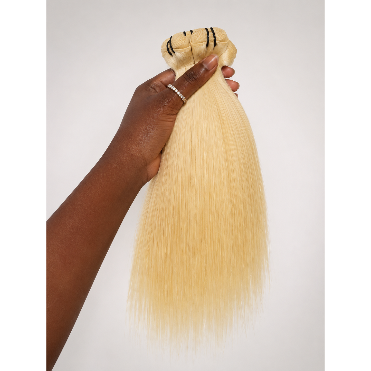 KB 12A Premium Raw Indian Hair Bundles – #613 Lightest Blonde