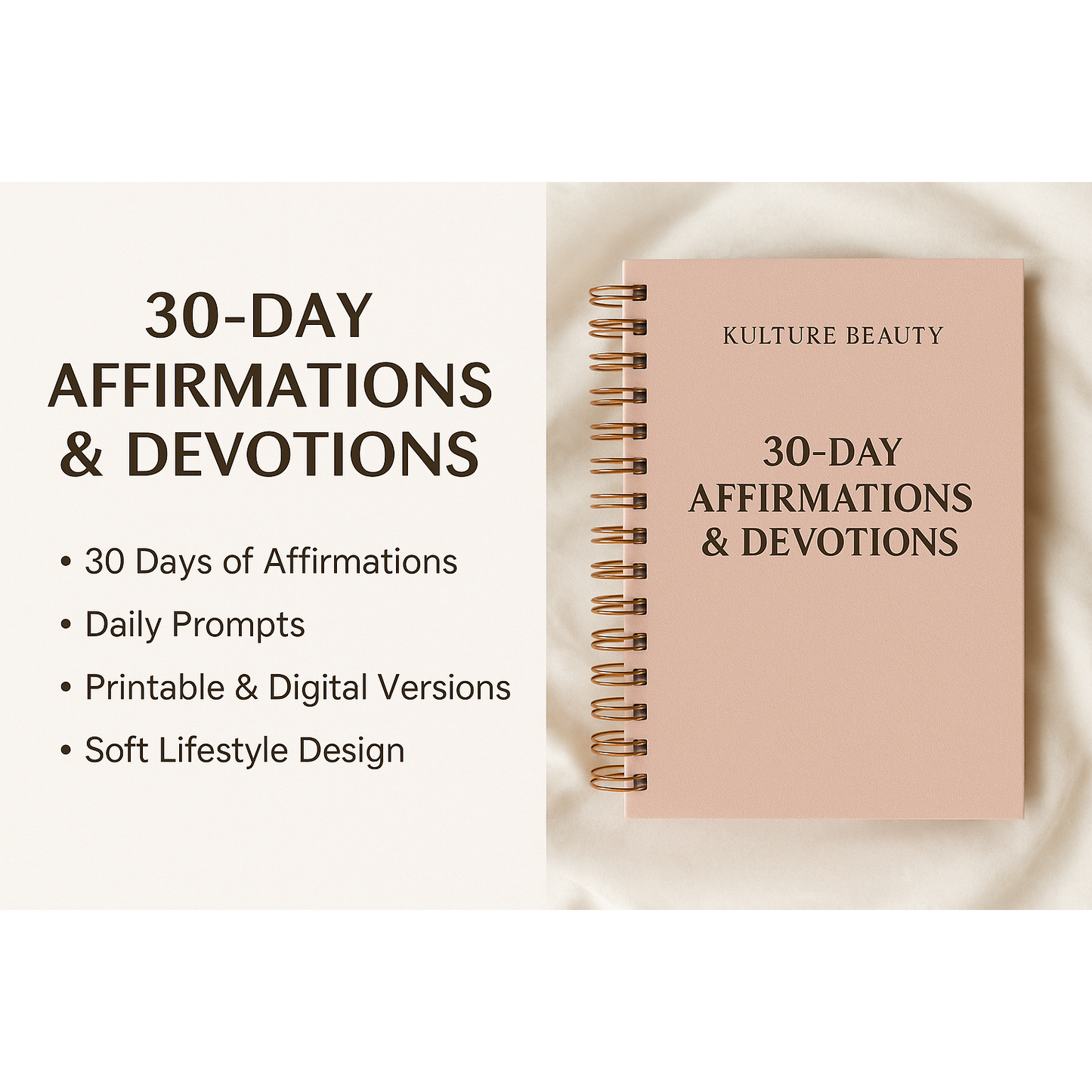 Kulture Beauty 30-Day Affirmations & Devotions