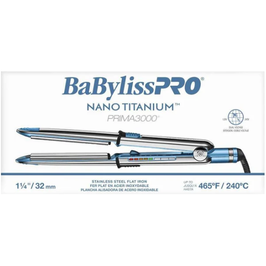 BabylissPRO Nano Titanium Ultra-Thin Flat Iron 1 1/2