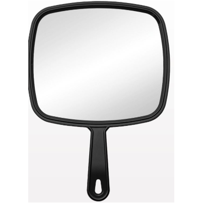 Hand Held Mirrow (Black)