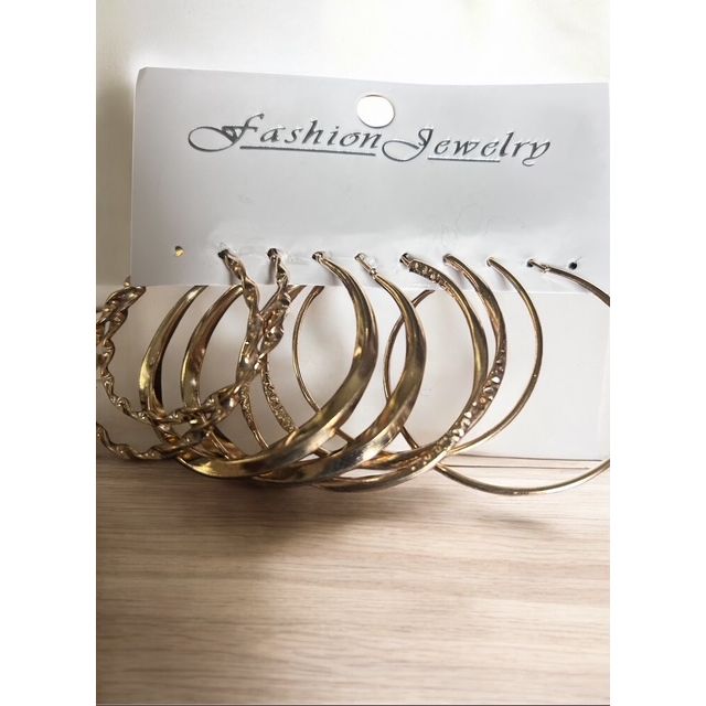 Gold Hooped Earrings