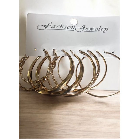 Gold Hooped Earrings