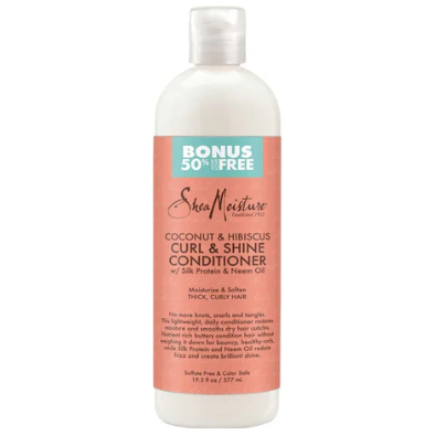 Shea Moisture Coconut Hibiscus Curl and Shine Conditioner