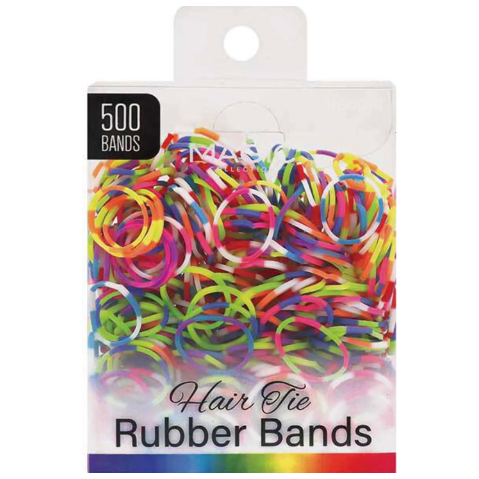 Magic Collection Hair Ties Rubber Bands (500ct)