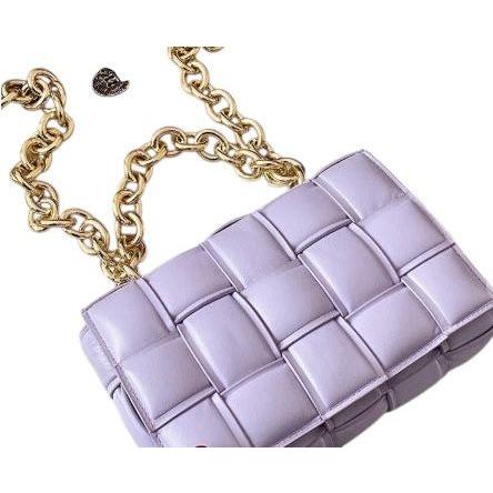 Square Quilted Design Chain Handbag