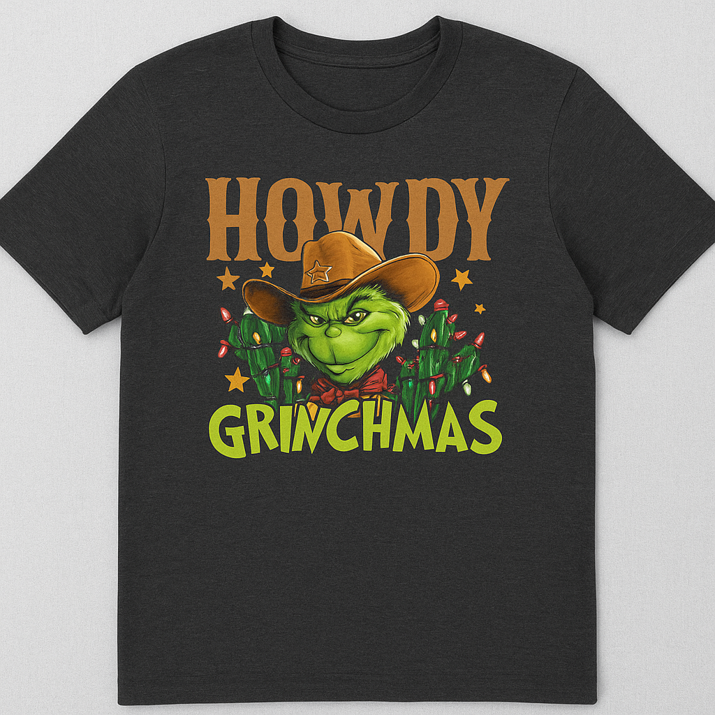 Unisex Howdy Grinchmas T-shirt
