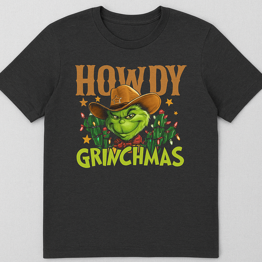 Unisex Howdy Grinchmas T-shirt