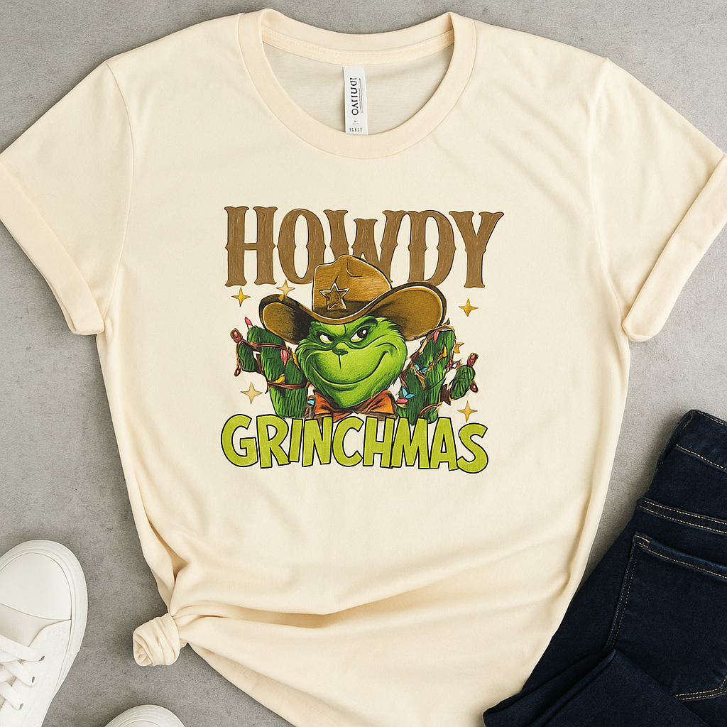 Unisex Howdy Grinchmas T-shirt