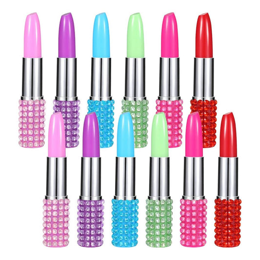 Rhinestone Crystal Ballpoint Pen Lipstick Shape