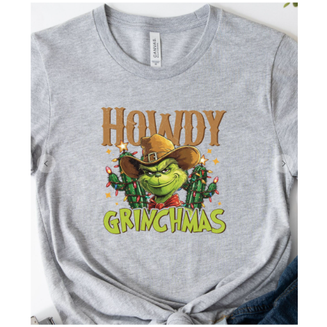 Unisex Howdy Grinchmas T-shirt
