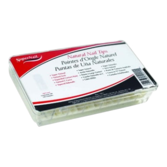 Super Nail Natural Nail Tips, 100 Count