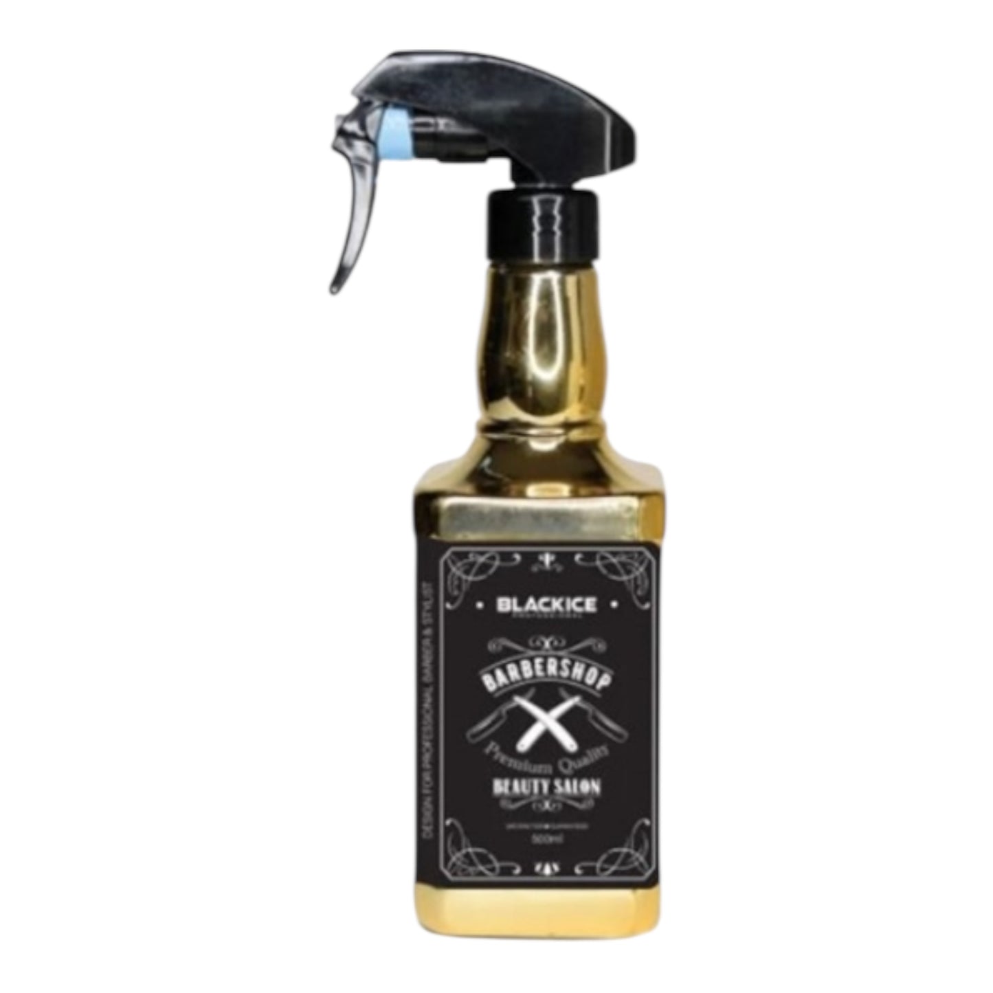 Black Ice Water Sprayer Gold 16oz