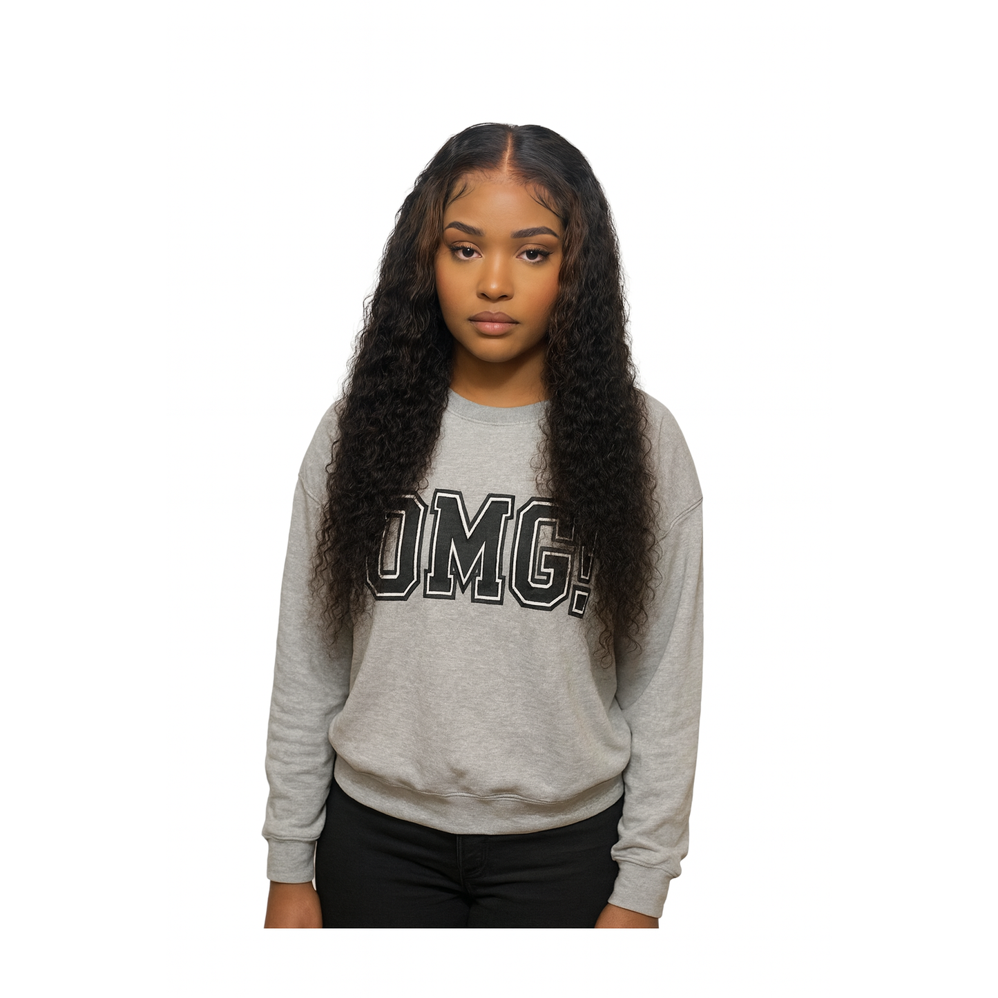 22in 13x4 Deep Wave Lace Front Wig Human Hair HD Lace Frontal with Brown Highlights