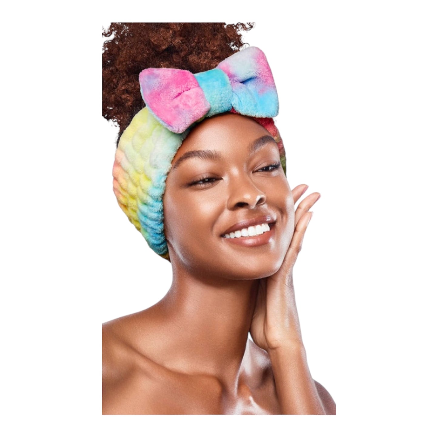 Plush Spa Headbands – Soft Bow Headband for Skincare & Makeup