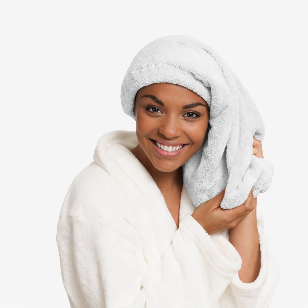 Morning Glamour Microfiber Hair Towel | Fast-Dry Hair Wrap