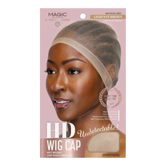 Magic Collection HD Wig Cap | Ultra-Thin Invisible Wig Cap (2 Pack)