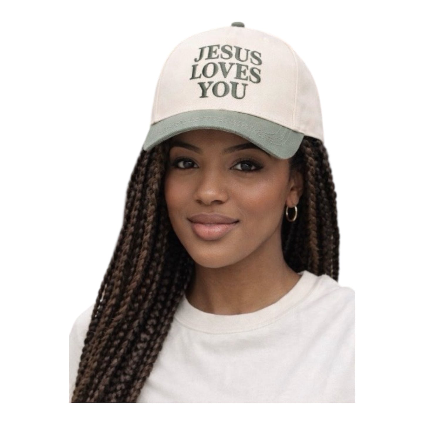 Jesus Loves You Hat – Embroidered Christian Baseball Cap | Faith Streetwear Dad Hat