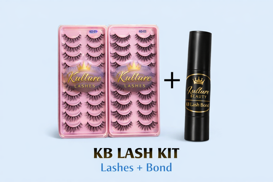 KB Lash Kit – Lashes + 2-in-1 Lash Bond (Flawless Lash Bundle)