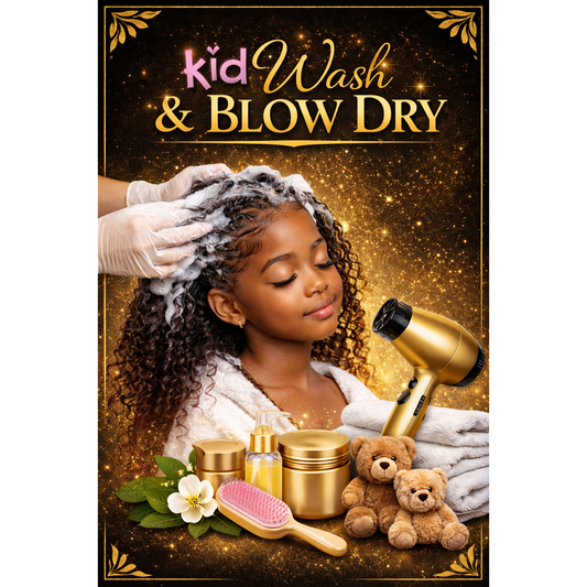 Kids Wash & Blow Dry (Ages 5-12)