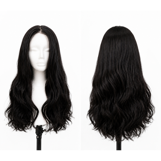KB 20” Loose Body Wave Lace Front Wig – Mixed Blend