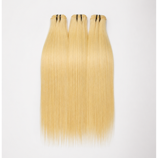 KB 12A Premium Raw Indian Hair Bundles – #613 Lightest Blonde