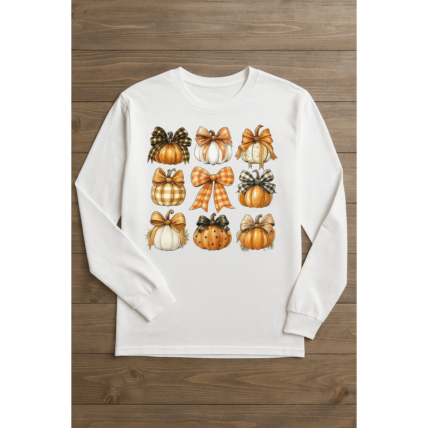 Pumpkins and Bows Unisex Top