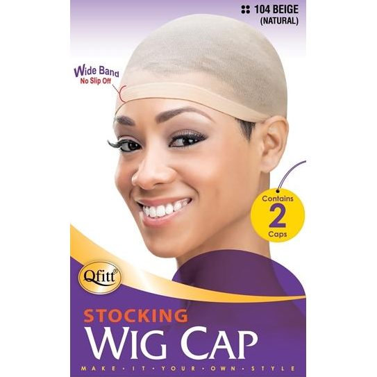 Stocking wig Cap/ Natural (2pk)