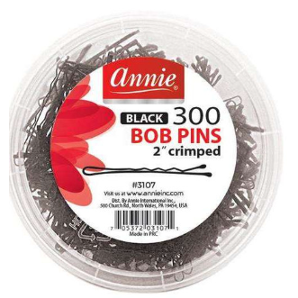 Black Bob Pins (300ct)