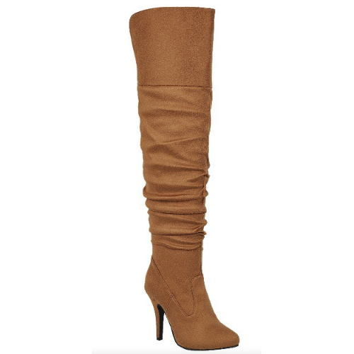 Women's Pointy Knee High Slouchy Boots
