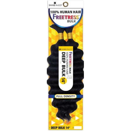Shake N Go 100% Human Hair-Deep Bulk 14"