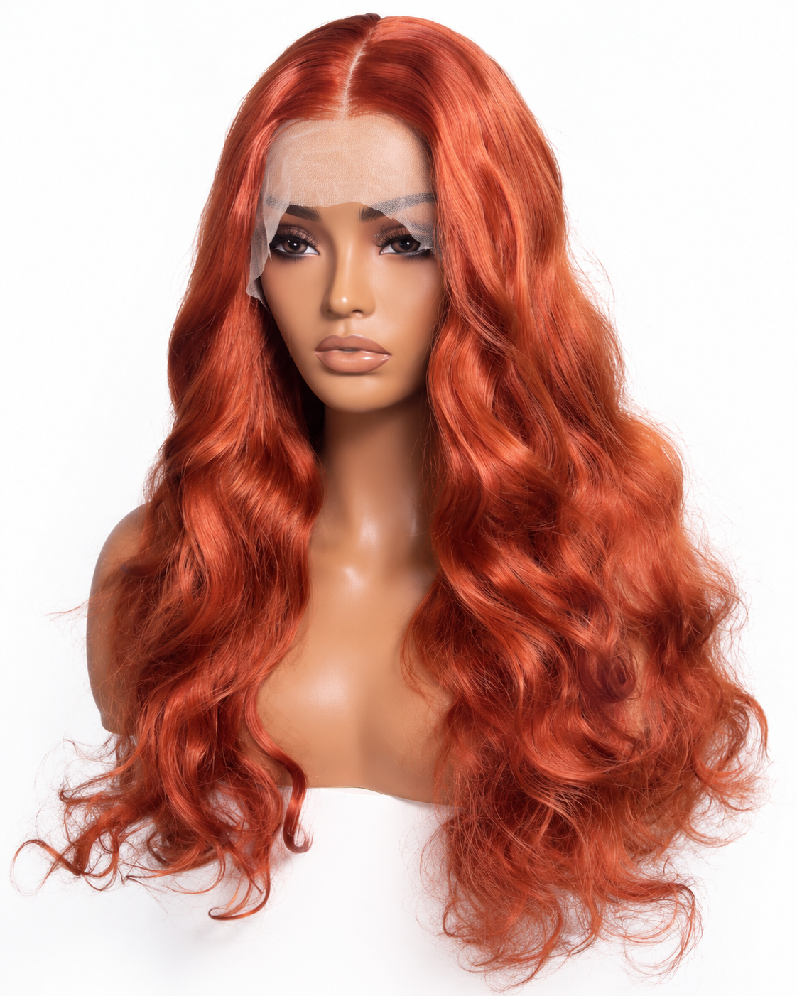 KB Ginger Wave Synthetic Wig | 24 Inch Long Layered Wig