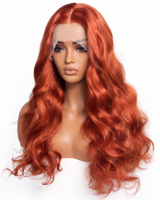KB Ginger Wave Synthetic Wig | 24 Inch Long Layered Wig