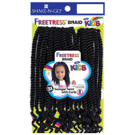 Shake N Go Freetress Crochet Braids 3X Kids 8"