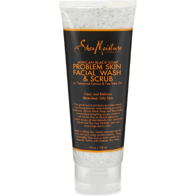 Shea Moisture African Black Soap Facial Wash Scrub