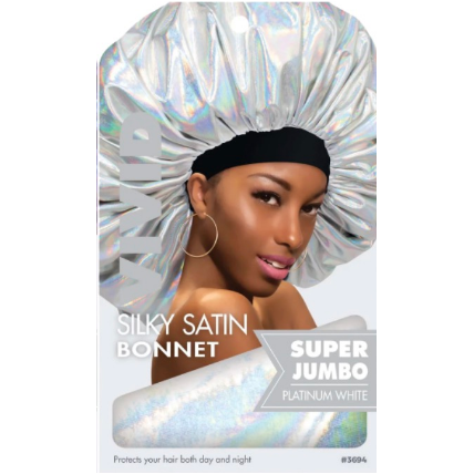 Annie Ms. Remi Silky Satin Vivid Bonnet X-Jumbo Platinum Assorted Colors