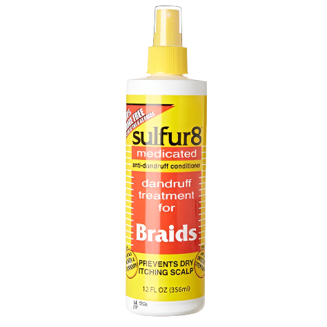 Sulfur8 Medicated Anti-Dandruff Braid Spray (12 oz)